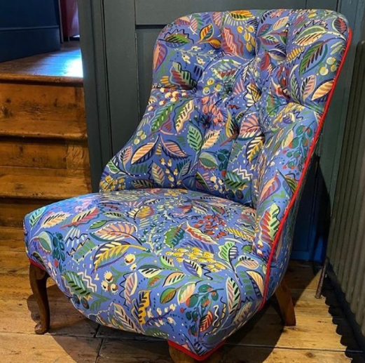 fabric chair pattern haines 